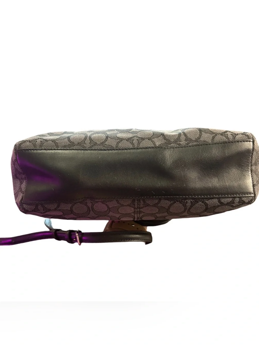 Coach NWOT Signature Small Kelsey Satchel in Black Smoke